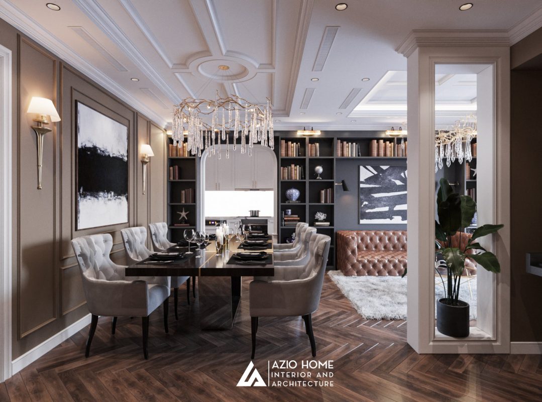 Mẫu thiết kế phòng ăn và nhà bếp hiện đại
