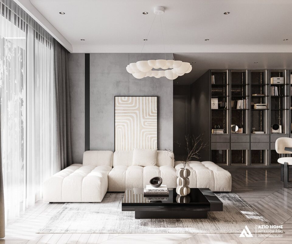 Mẫu phòng khách được decor đẹp, hiện đại