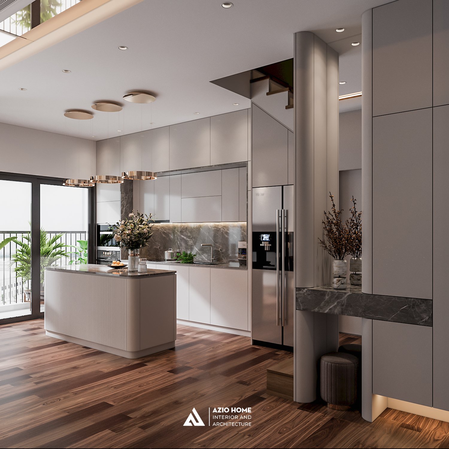 Thiết kế tủ bếp hiện đại chuẩn công năng cho người mới làm nhà