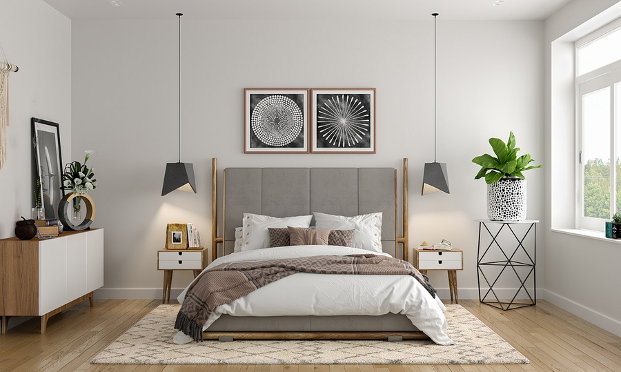 Mẫu phòng ngủ phong cách Scandinavian đẹp, nổi bật