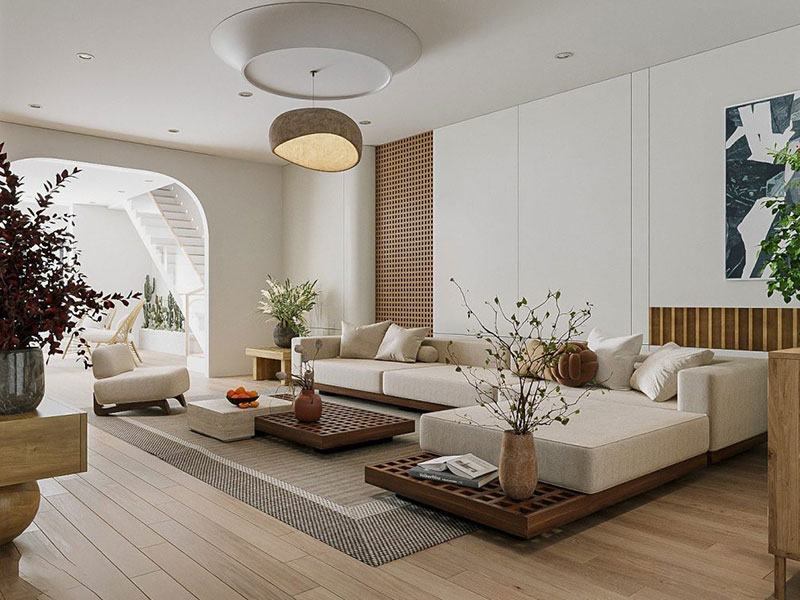 Nội thất Ocean Park theo phong cách bền vững