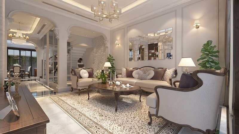 Nội thất biệt thự Ocean Park hoàn chỉnh