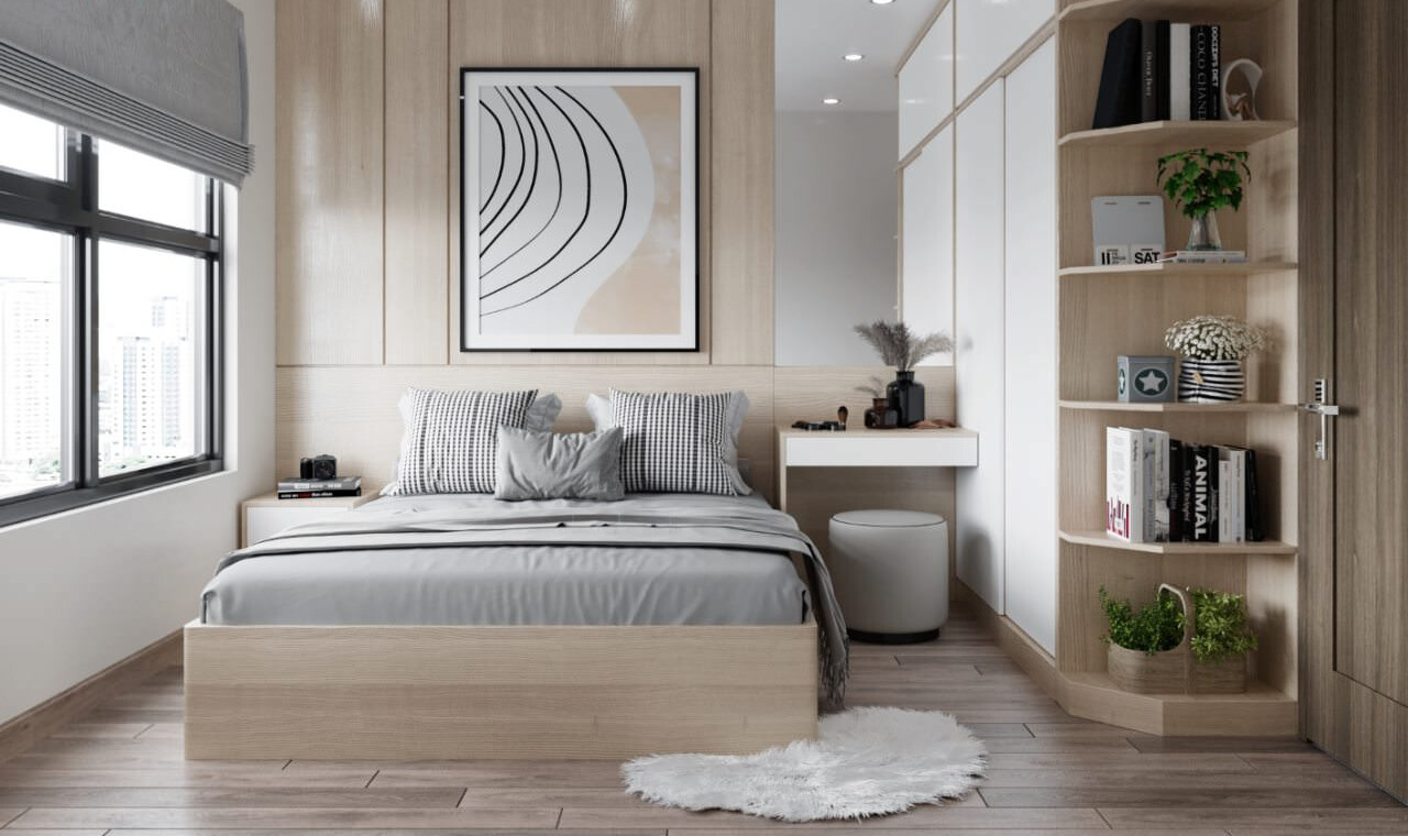 Thiết kế nội thất phòng ngủ đẹp và tiết kiệm