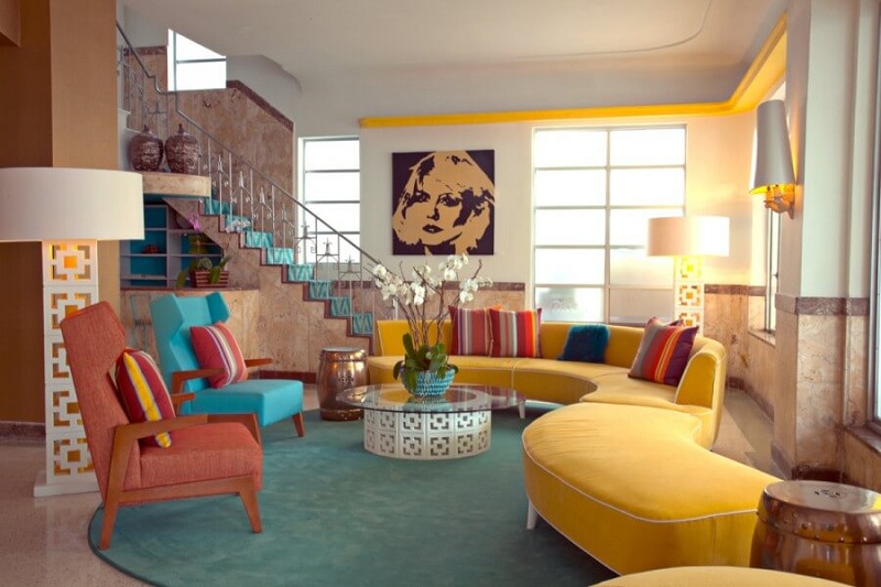 Thiết kế phòng khách căn hộ theo phong cách cổ điển Retro - Azio Home.jpg