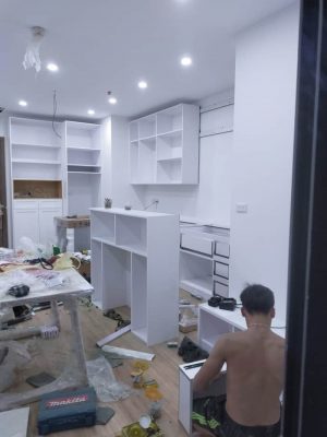 Thi công nội thất trọn gói căn hộ chung cư ở Mễ Trì Hà Nội