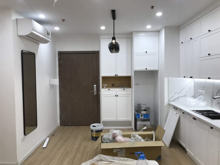 Thi công nội thất trọn gói căn hộ chung cư ở Mễ Trì Hà Nội