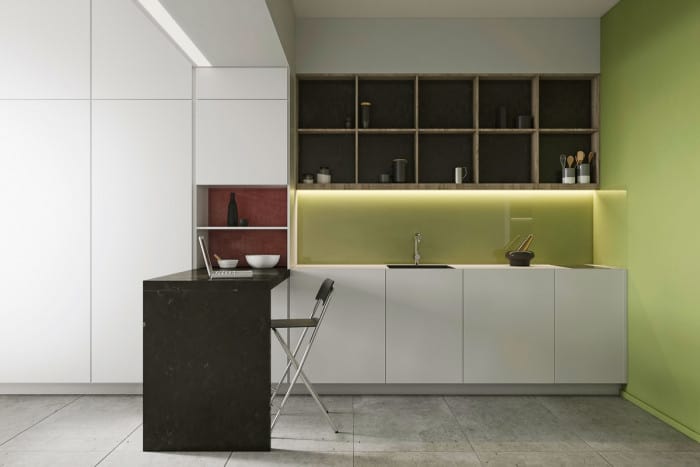 Thiết kế nội thất nhà bếp theo phong cách tối giản