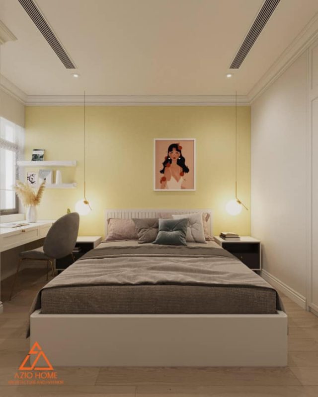 Thiết kế nội thất phòng ngủ chung cư tại Hà Nội