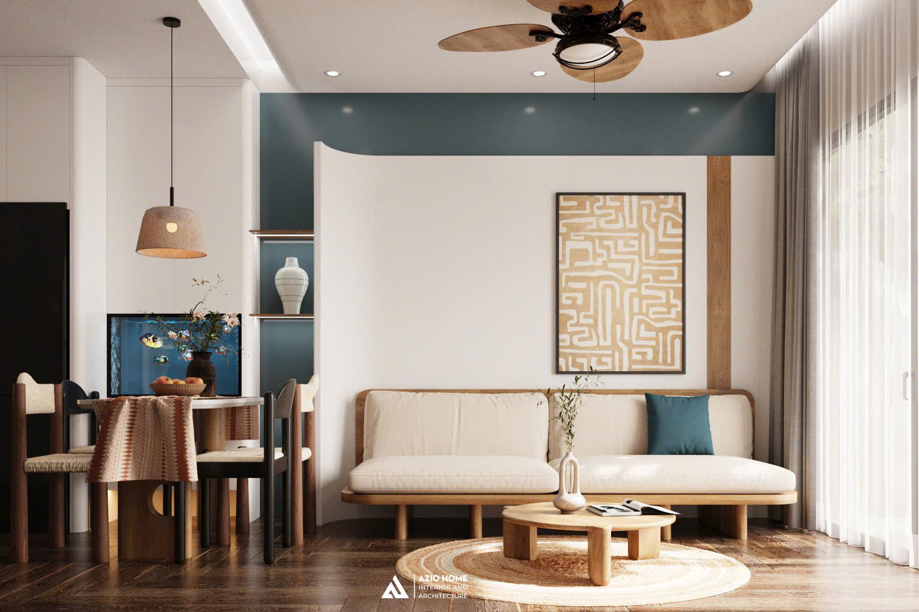 Thiết kế căn 1+1 Vinhomes Smart