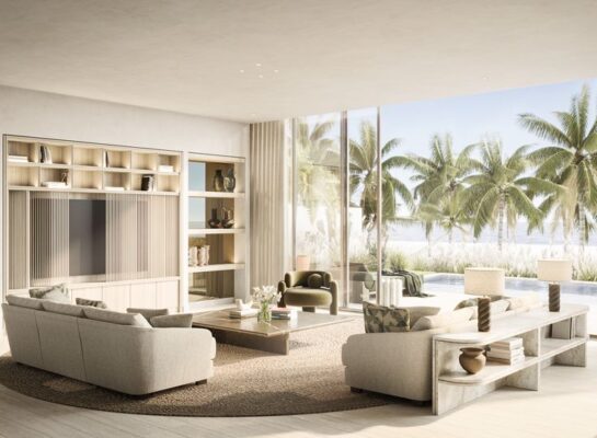 Mẫu phòng khách biệt thự liền kề