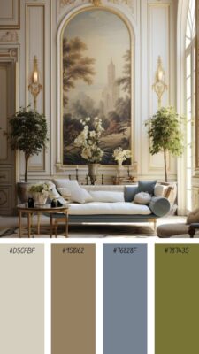 Màu sắc chủ đạo trong mẫu thiết kế tân cổ điển