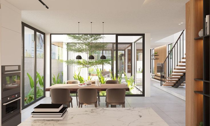 Mẫu thiết kế nội thất biệt thự song lập Ocean Park