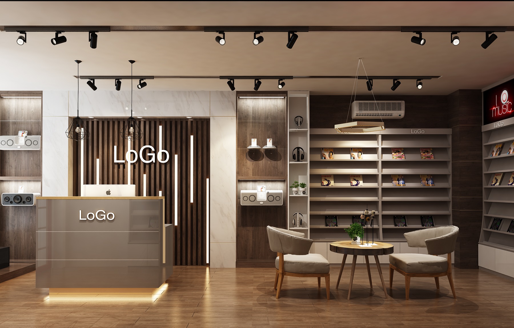 Mẫu thiết kế nội thất shophouse Vinhomes Ocean Park