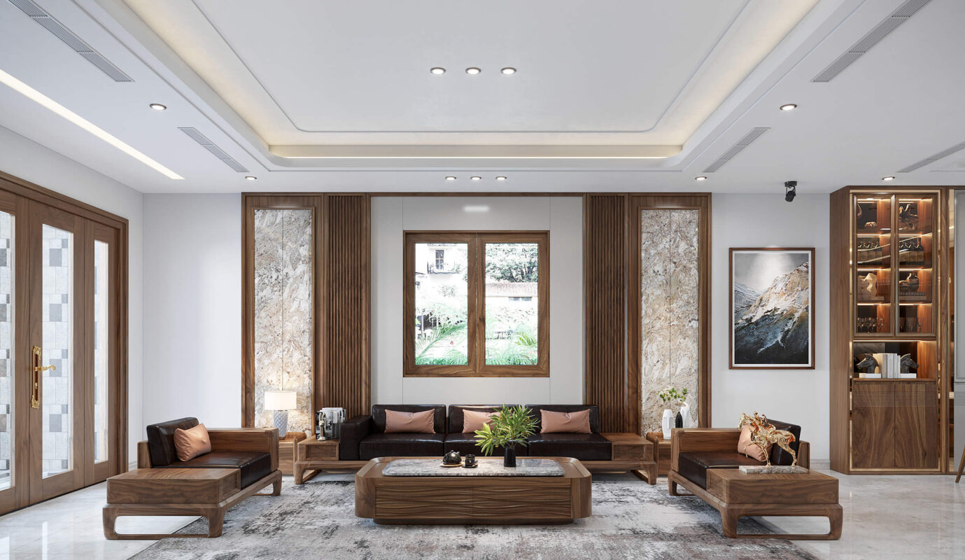 Nội thất bền vững nhờ việc sử dụng vật liệu gỗ tự nhiên