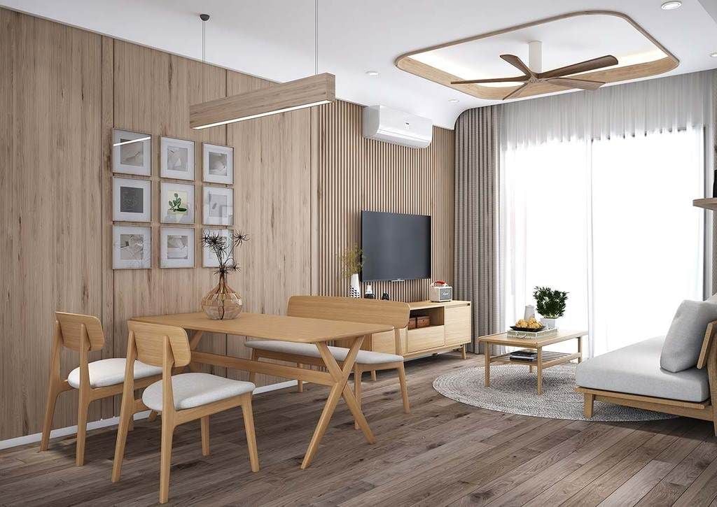 Phòng khách tối giản, tinh tế