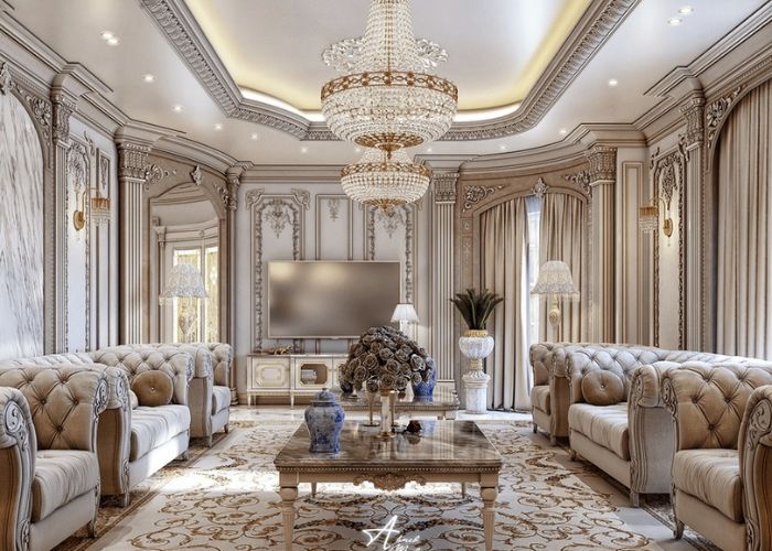 Thiết kế nội thất phong cách Châu Âu tại Vinhomes Ocean Park