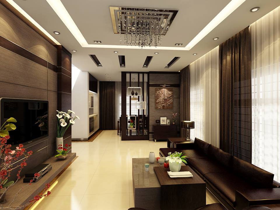 Trần nhà đẹp tạo không gian đẹp mắt, sang trọng